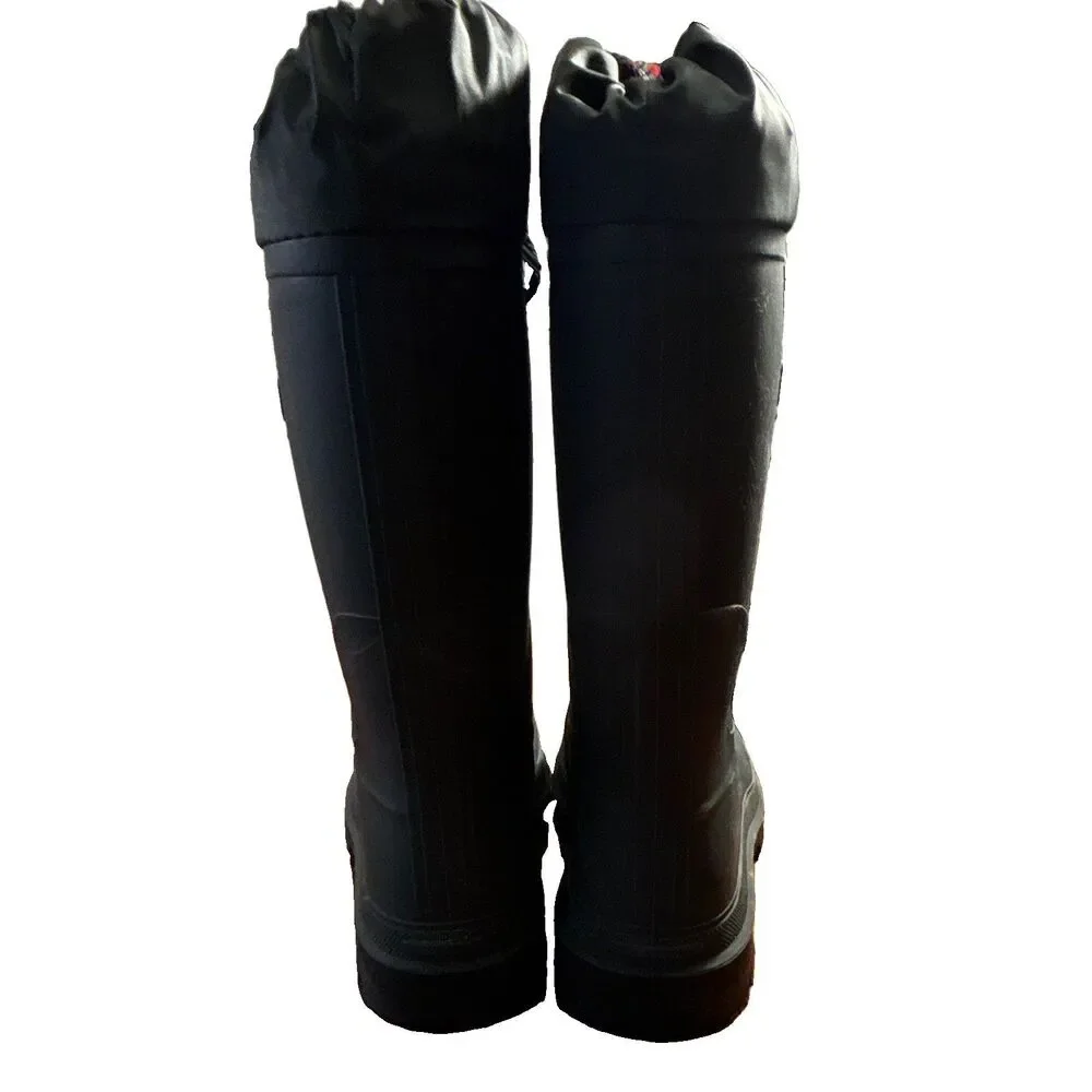 Ozark Trail Men's Lined Rubber Boots Size 8, RATED FOR -40 DEGREES